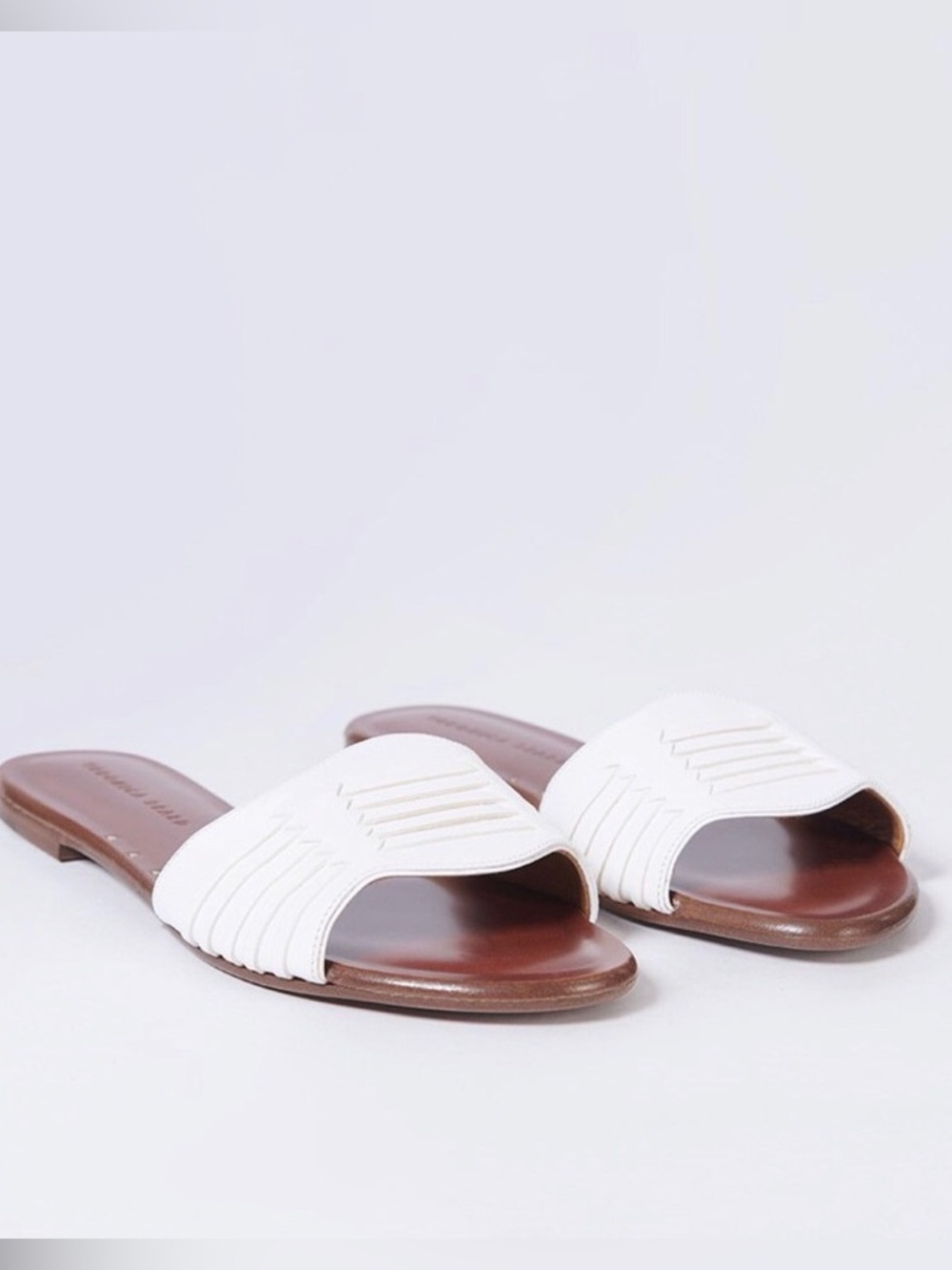 Veronica Beard Faven Huarache leather sandals